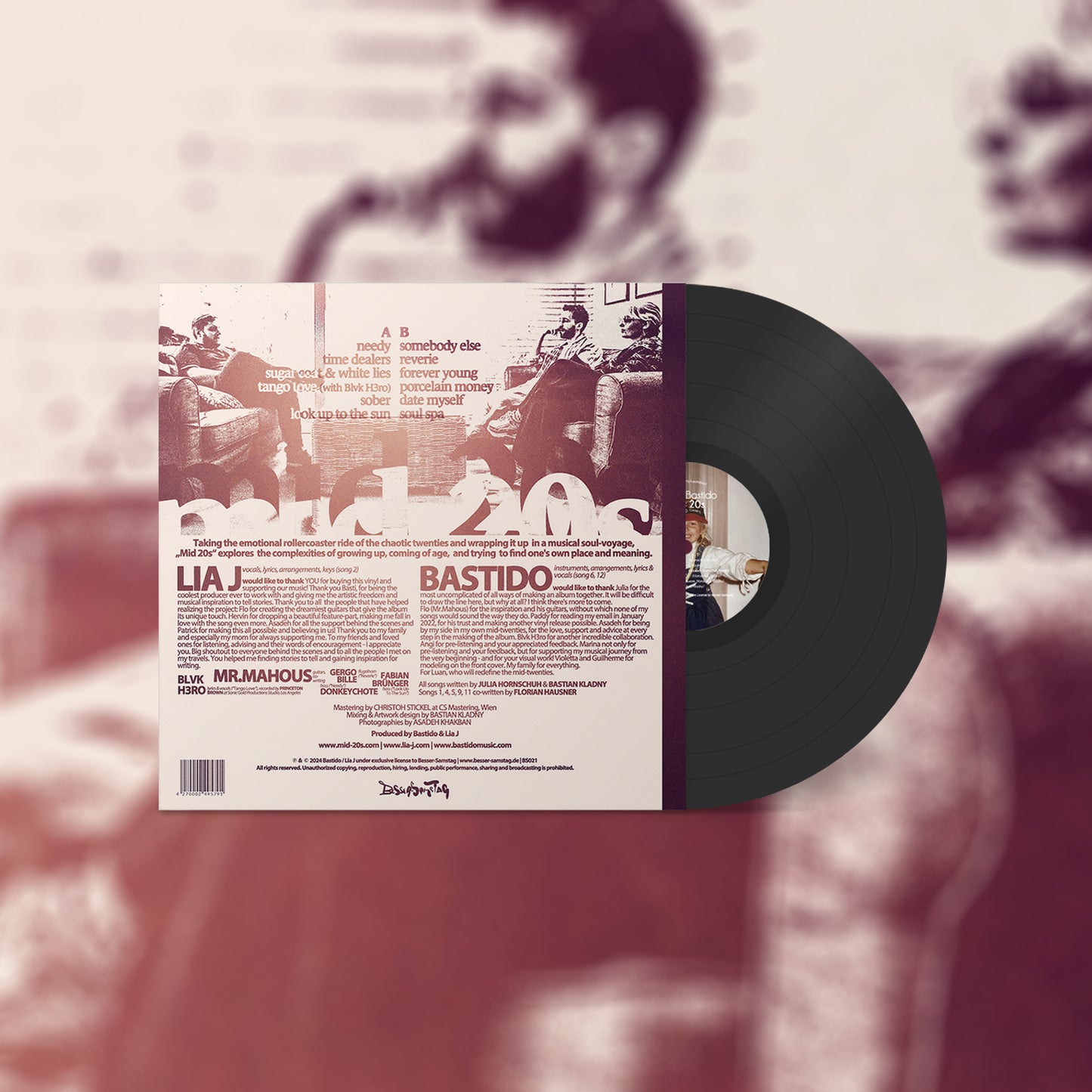Bastido & Lia J - Mid 20s [PRE-ORDER - Limited Vinyl]